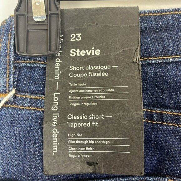 Frank and Oak Stevie Jeans Dark Blue Size 23 NEW - Picture 6 of 12